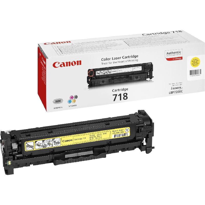 Canon CRG-718 Y Original Jaune 1 pièce(s)_0