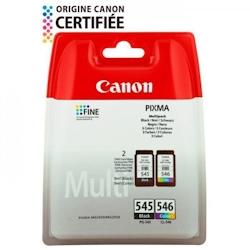 CANON Pack 2 cartouches d'encre PG545 / CL546 Noir + Couleur Canon_0