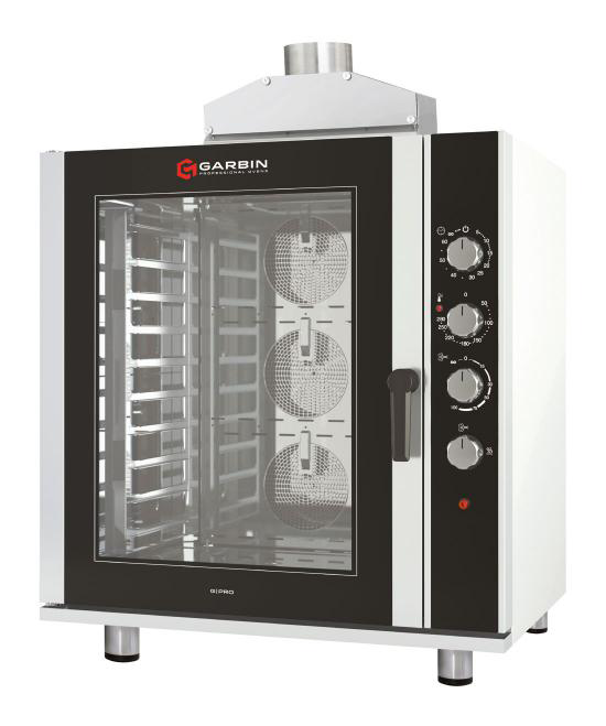 Four mixte professionnel à gaz GARBIN - 10 niveaux GN 1/1 ou 600x400 - Puissance thermique 17 kW_0
