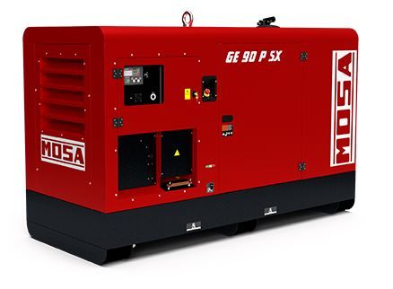 Ge 90 PSX groupe électrogène supersilencieux - Mosa - Moteur diesel Perkins - Fréquence 50 Hz - 82 kVA (65.6 kW) PRP_0
