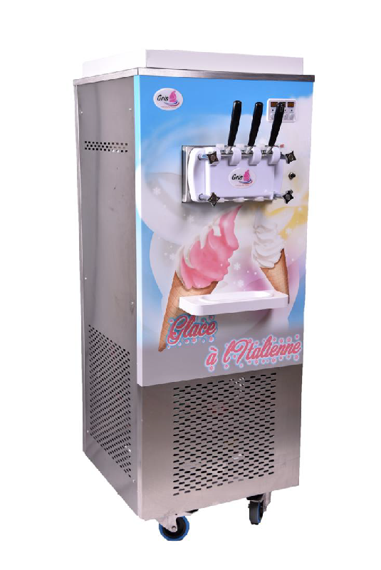 MACHINE À GLACE ITALIENNE SOFT SUR ROULETTES_0