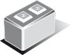 Module 2 - Bloc béton empilable type Lego - Dalimex - Dimensions 120x60x60 cm - 980kg_0
