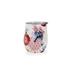 Mug isotherme Japan 25 cl -  Décoré Rond Inox Yoko Design 7x7 cm - multicolore inox 3411800020919_0