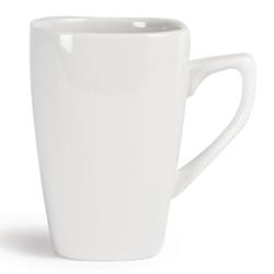 Tasses Carrées Arrondies 284ml Lot de 12 Olympia - porcelaine Y108_0