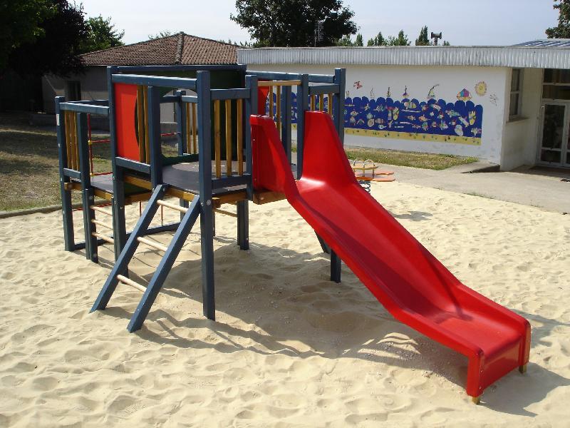 Structure de jeu corsaire avec toboggan pour enfants de 2 à 7 ans_0