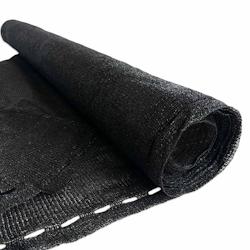 Tecplast Bâche brise vue 1,5x10 m NOIR Polyéthylène renforcé Occultant Jardin - noir plastique 3760120108020_0