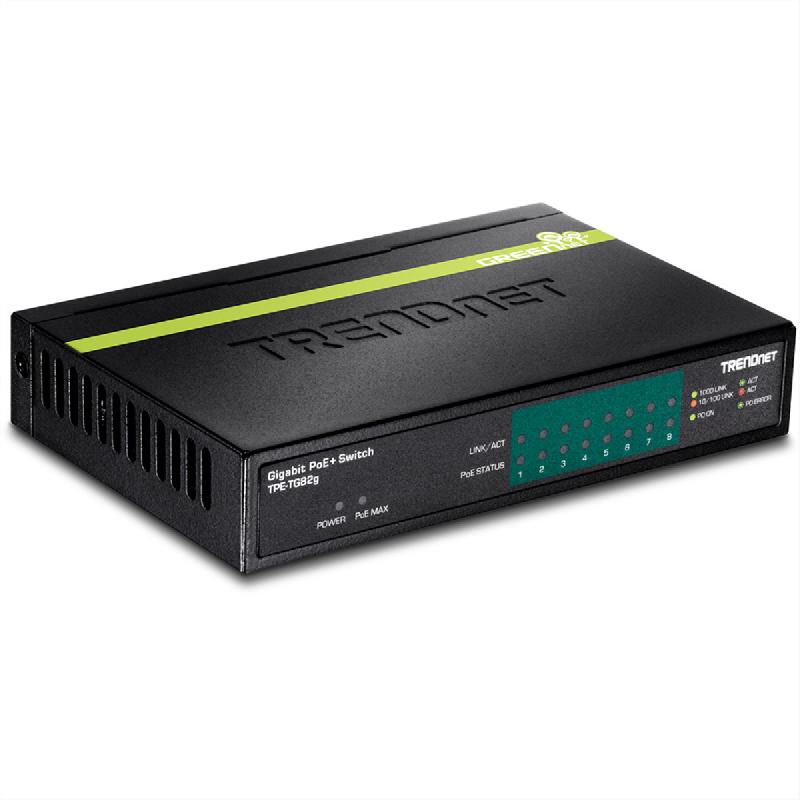 TRENDnet TPE-TG82g Switch PoE+ Gigabit à 8 ports_0