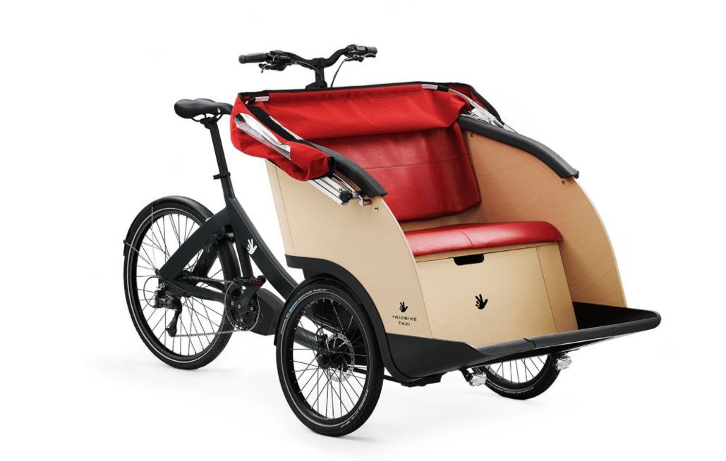 Vélo-taxi Triobike à assistance électrique - transport de 1 ou 2 personnes - Moteur Brose Drive S - Autonomie 40 km_0