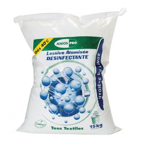 1201156000 - Lessive désinfectante Anios - Sac de 15kg pour textiles blancs et couleurs dès 40°C_0