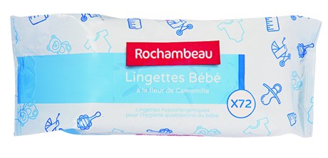 72 LINGETTES POUR BÉBÉ (VENDU PAR 4)