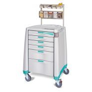 Chariot d'anesthésie Avalo ACS - Capsa Healthcare - surfaces lisses et configuration flexible_0