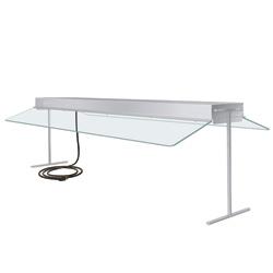 Chauffe-aliments à poser avec protection 1370 mm DRHL-54P - inox, régulation de chaleur, pare-haleine et supports en T_0