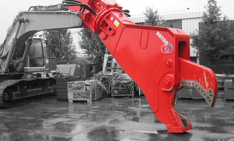 Cisaille à ferraille Rotar RSS 20 - Tête rotative puissante et lames remplaçables_0