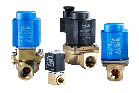 Électrovannes industrielles Danfoss - hautes performances pour fluides et gaz - séries A et B_0