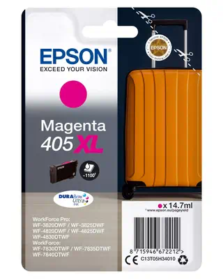 Epson Singlepack Magenta 405XL DURABrite Ultra Ink_0