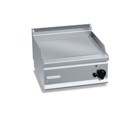 Grillade à gaz lisse 8 kW - Profondeur 600 mm - Référence GGB663M_0