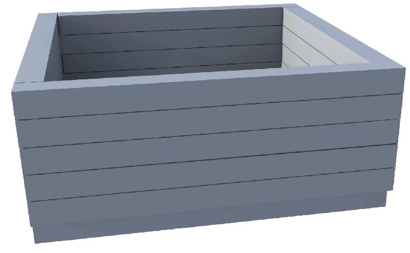 JARDINIÈRE EN PLASTIQUE RECYCLÉ - OMICRON_0