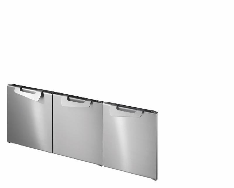 Kit portes armoire - 3 portes - V120P - Dimensions 1185x40x360 mm_0