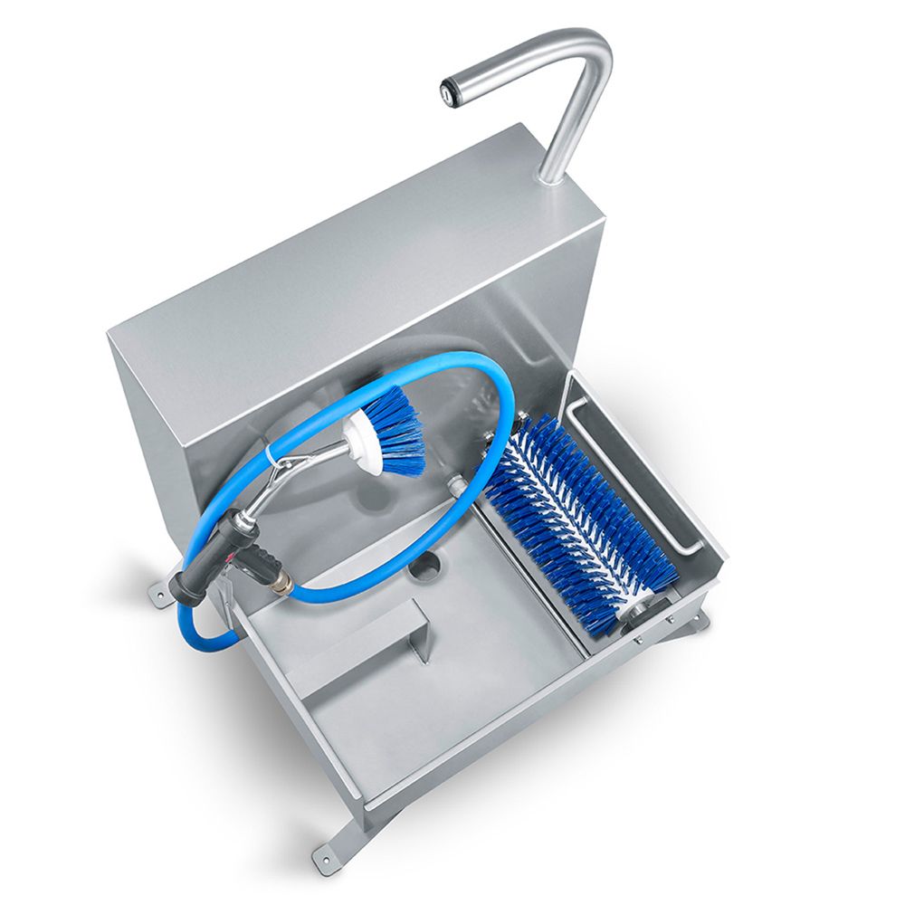 Lave-bottes compact 100-013 - Nettoyage des semelles et tiges, en acier inoxydable_1
