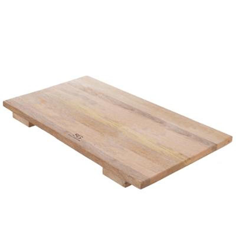 Planche à découper Gourmet 58cm en bois de manguier - Paris Prix - couleur naturelle_0