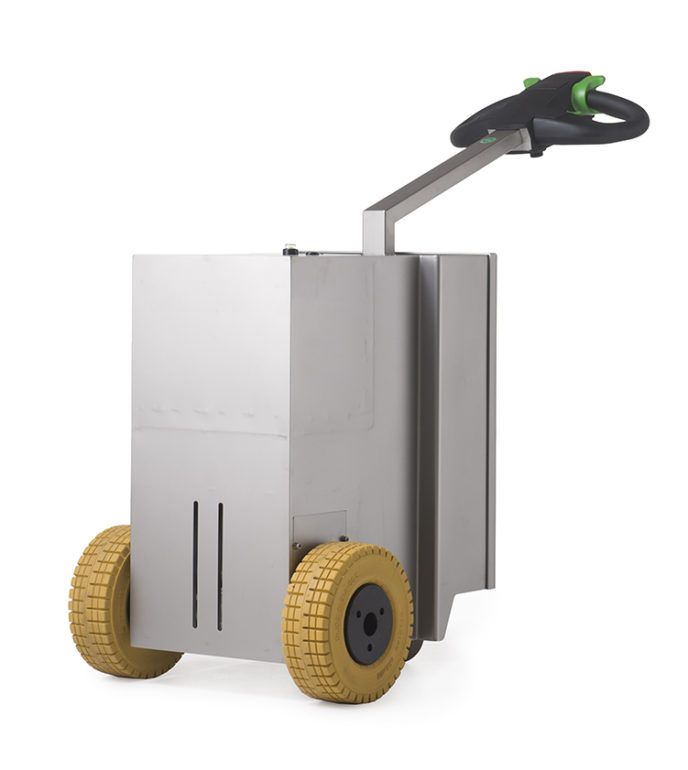 T2500 Cleanroom - Tracteur pousseur électrique Liftop - Capacité 2500 kg - Finition inox 304L_0