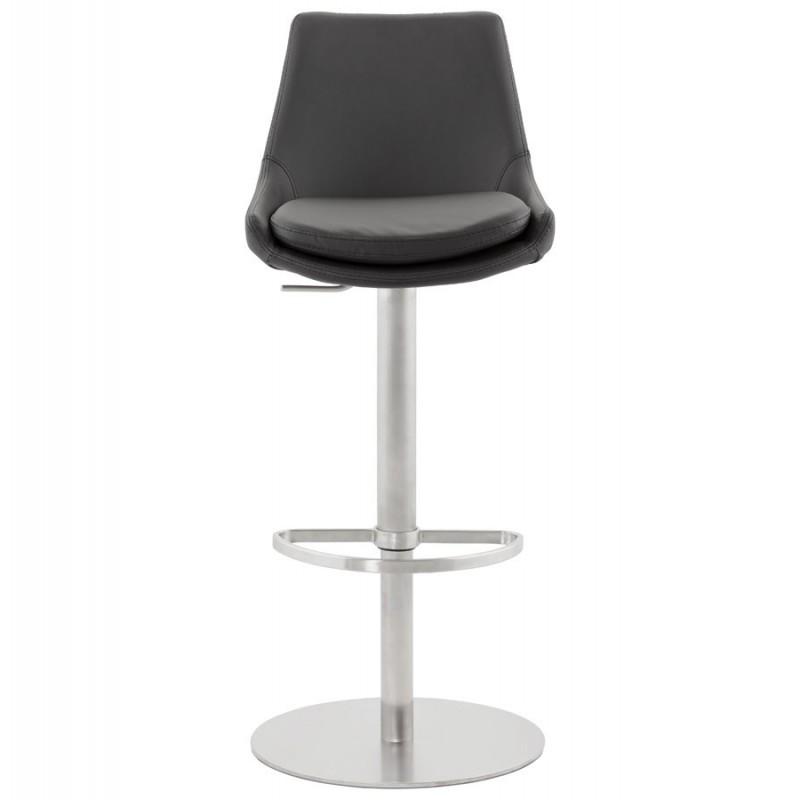Tabouret de bar Minas 111 cm noir - Paris Prix - Réglable en hauteur, rotation 360°_0