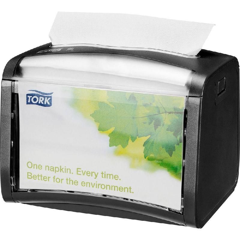 TORK DISTRIBUTEUR DE SERVIETTES -TORK XPRESSNAP -  DIMENSION 20.1 X 15 CM - HAUTEUR 15.5 CM - NOIR