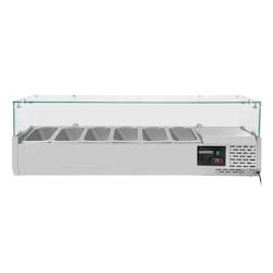 Vaiotec EASYLINE Réchauffeur 330 avec couvercle en verre 6xGN1/4 - 1400 - inox 10028_0