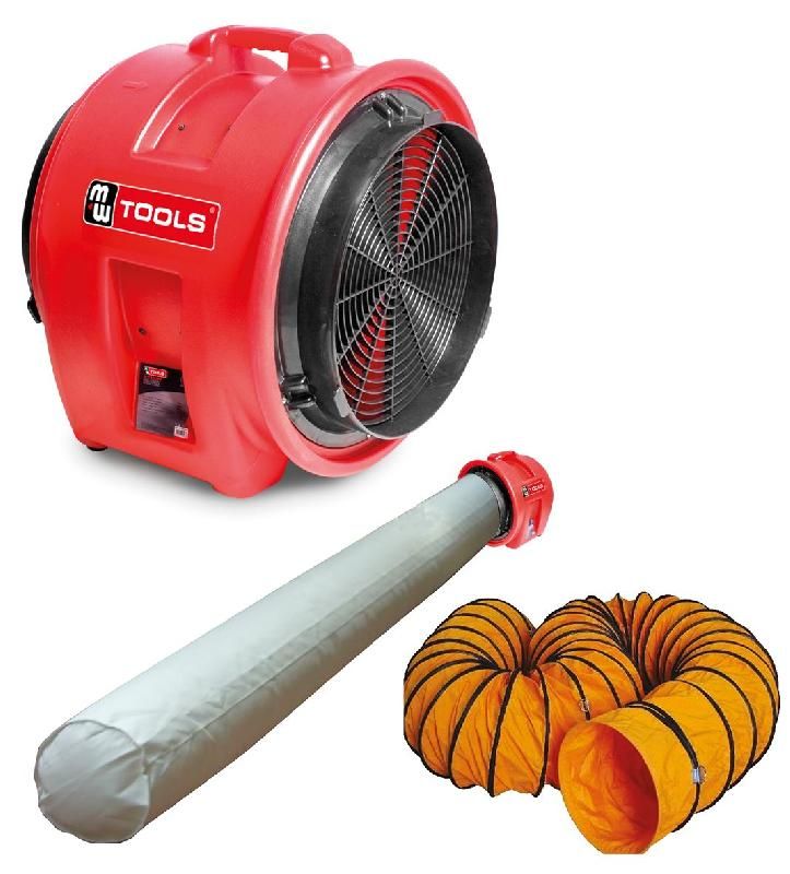 Ventilateur MV400PP avec tuyau et sac filtrant MW Tools MV400PPSET_0