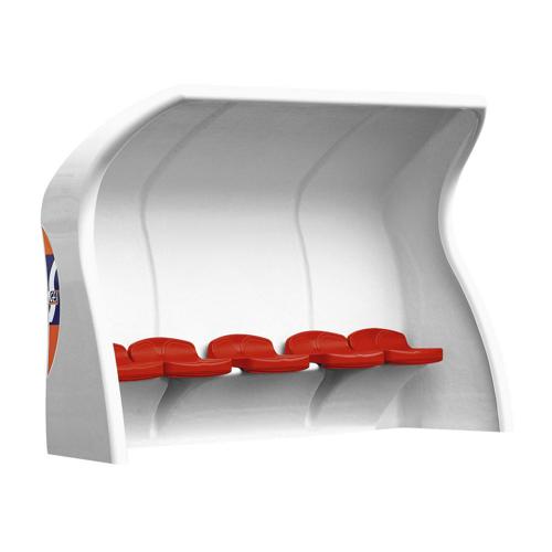 ABRI DE TOUCHE STD GES EN COMPOSITE ASSISE COQUE