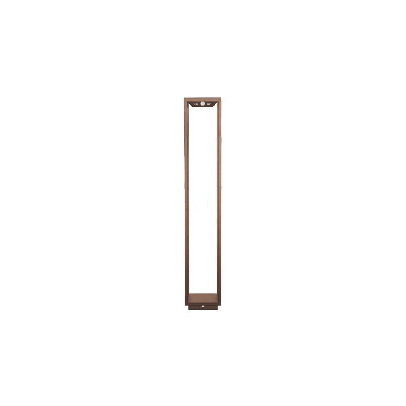 Accueil Lanterne Solaire LED Corten 100cm 2.2W Fonctionne sur Batterie IP54 Zafferano - marron 8058945336045_0