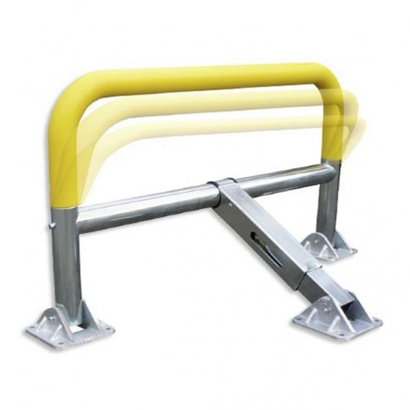 Arceau de parking mémoire de forme - déformable en polyuréthane - 2 clés différentes ou clés pompier - Marque Rolléco_0