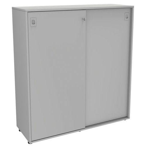 Armoire Portes Coulissantes Tetris 120 X 131 X 45 Cm Gris Comparer