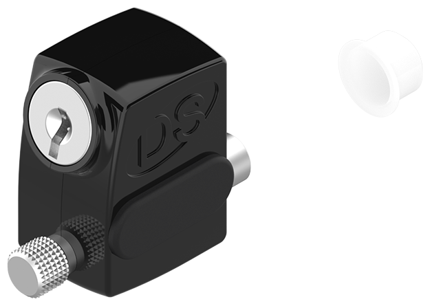 ARRÊT DE VANTAIL S'HESTIA SEMI-AUTOMATIQUE NOIR RAL 9005 - LA CROISEE DS - DS2590-013