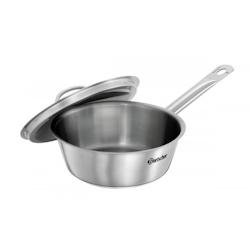 Bartscher Petite sauteuse inox finition brossée, couvercle inclus - 4015613773209_0