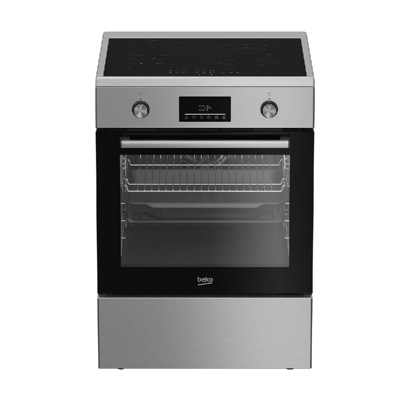 BEKO cuisinière induction 72l 3 foyers inox FBE68314MXC - argenté 8690842766978_0