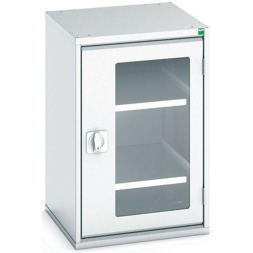 BOTT 1 ARMOIRE VERSO PORTES TRANSPARENTES AVEC 2 TABLETTES 525X550X800 - BOTT