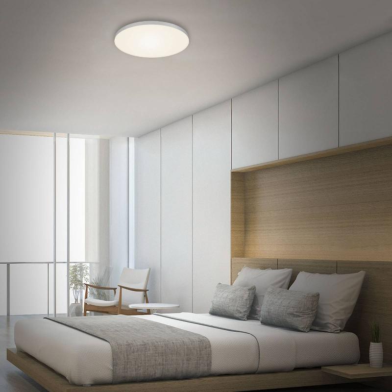 BRILONER PLAFONNIER LED FLAME, 3 000 K, Ø 38,7 CM, ARGENTÉ