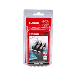 Canon CLI521 Pack de 3 Cartouches d'encre ORIGINALEES - Cyan, Magenta, Jaune - 2934B010 - jaune 000000170008440442_0