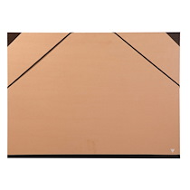 CARTON À DESSIN KRAFT À ÉLASTIQUES 67X94CM - BRUN - LOT DE 5