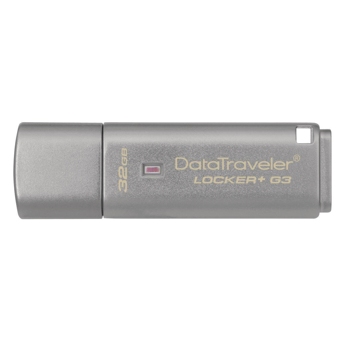 CLÉ USB 3.0 DATATRAVELER LOCKER+ G3 - CHIFFRÉ - KINGSTON