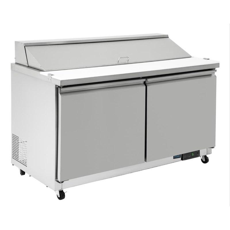 Comptoir de préparation 2 portes 527L Série U 16x GN 1/6 GD883 Polar_0