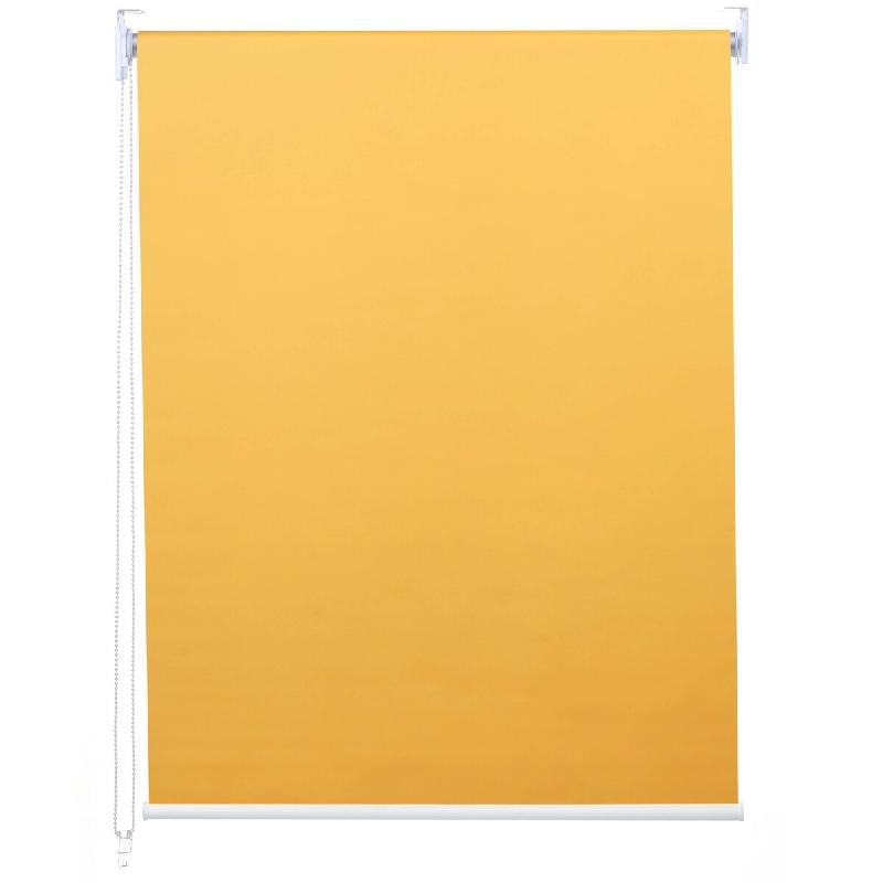 Décoshop26 - Store enrouleur de fenêtre occultant protection solaire store à tirage latéral 60x160cm opaque jaune 04_0004582 - jaune 3000460932696_0