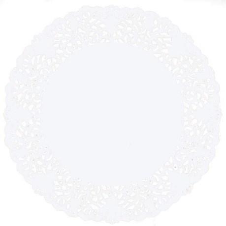 DENTELLE RONDE BLANC 26 CM