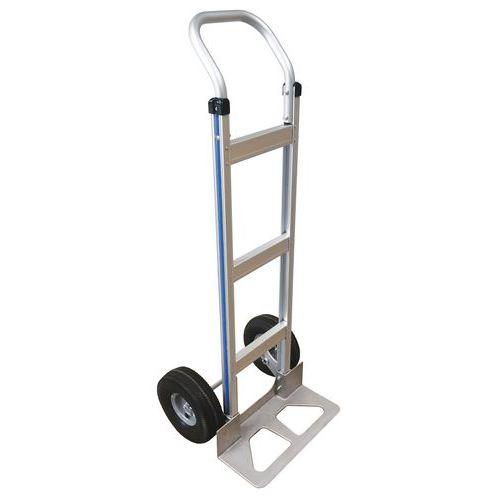 DIABLE ALUMINIUM - ROUES SEMI-PNEUMATIQUES - FORCE 150 KG
