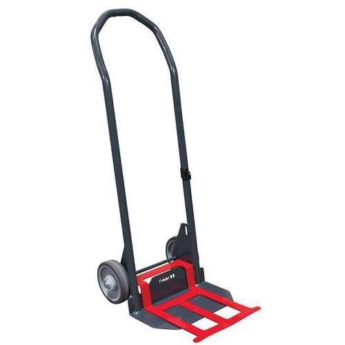 DIABLE FIMM 180KG BAVETTE MIXTE ROUE Ø160MM GRIS NON TACHANT - FIMM