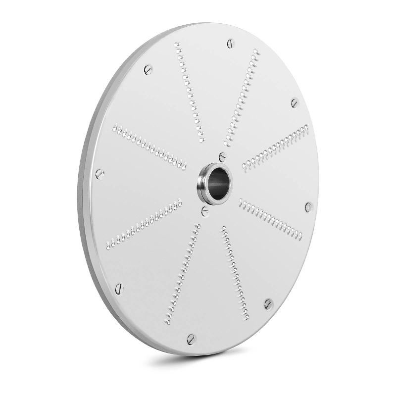 Disque à râper 205 mm - Épaisseur de coupe 2 mm - Inox - Compatible robots coupe-légumes électriques - Réf. 14_0004594_0