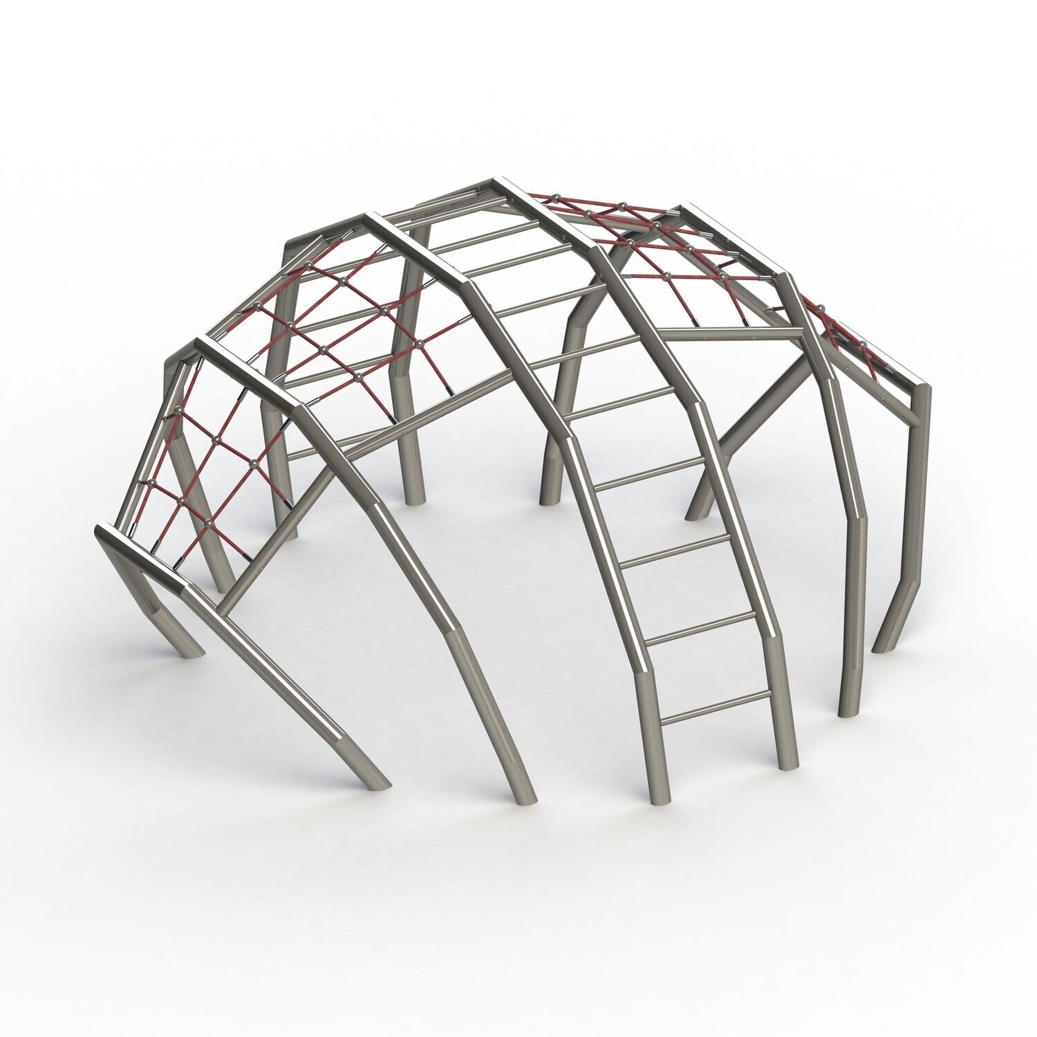 Dôme à cordes pour aire de jeux - Conforme EN1176 - Référence BT16615 - Structure compacte en acier inoxydable_0