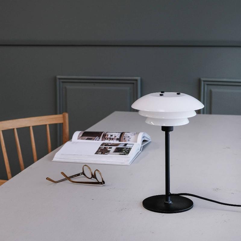 DYBERG LARSEN DL20 LAMPE À POSER VERRE NOIR