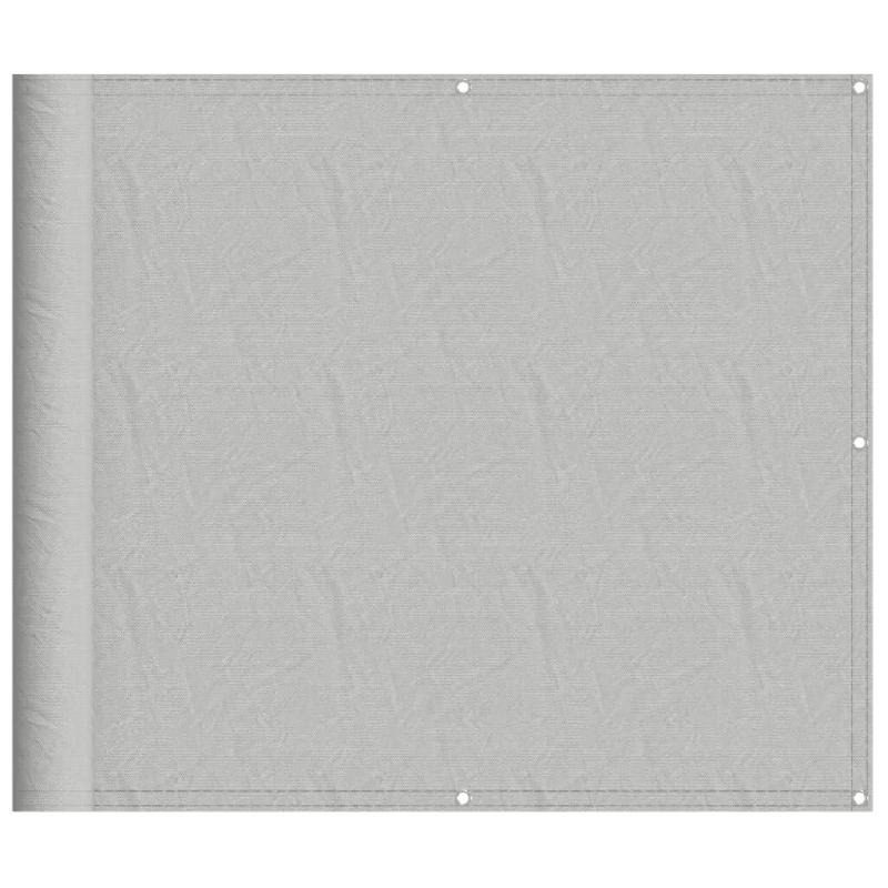 Écran de balcon gris clair 90x700 cm 100% polyester oxford Modèle Jardin Latitude - 4000011_0